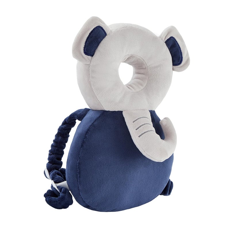 KingCheer Baby Back Potection Toddler Safety Protector Cushion Pad Toddler Backpack for Crawling Walking Adjustable Toddlers Back Safety Pad for Boys and Girls(Elephant) - Image 4